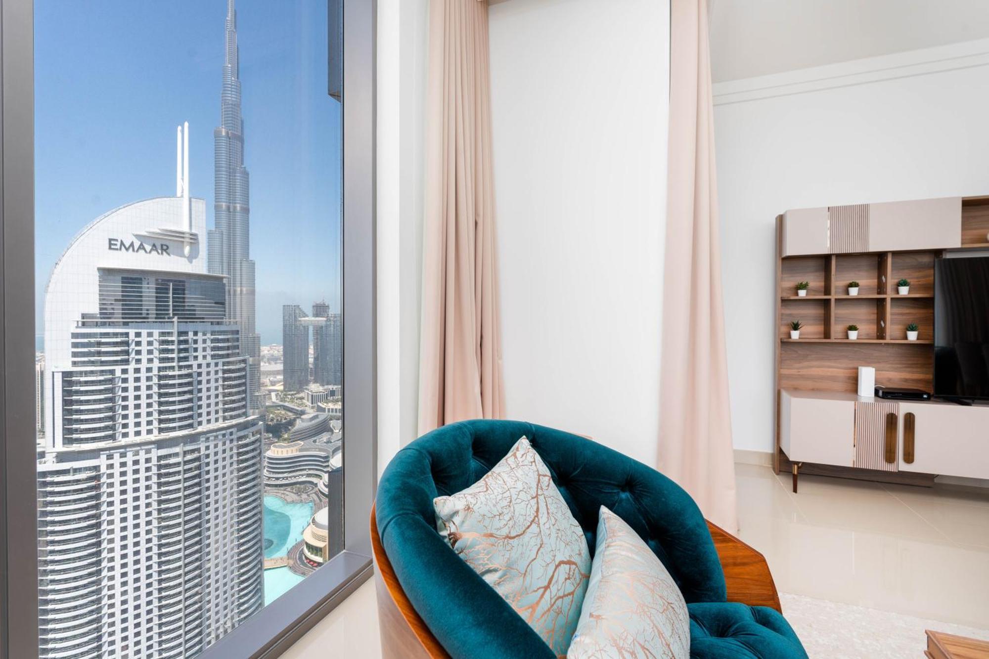 Lux Apt-Burj View Opp. Dxb Mall Dubai Exterior foto